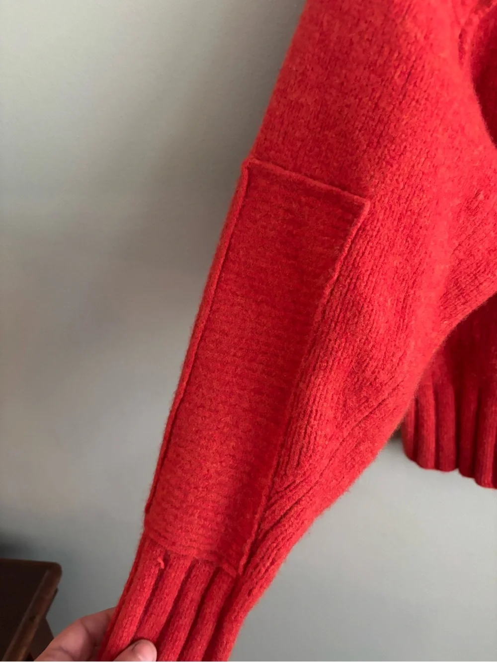 Banana Republic Merino Wool Cashmere Blend Sweater Burnt Orange Medium M
